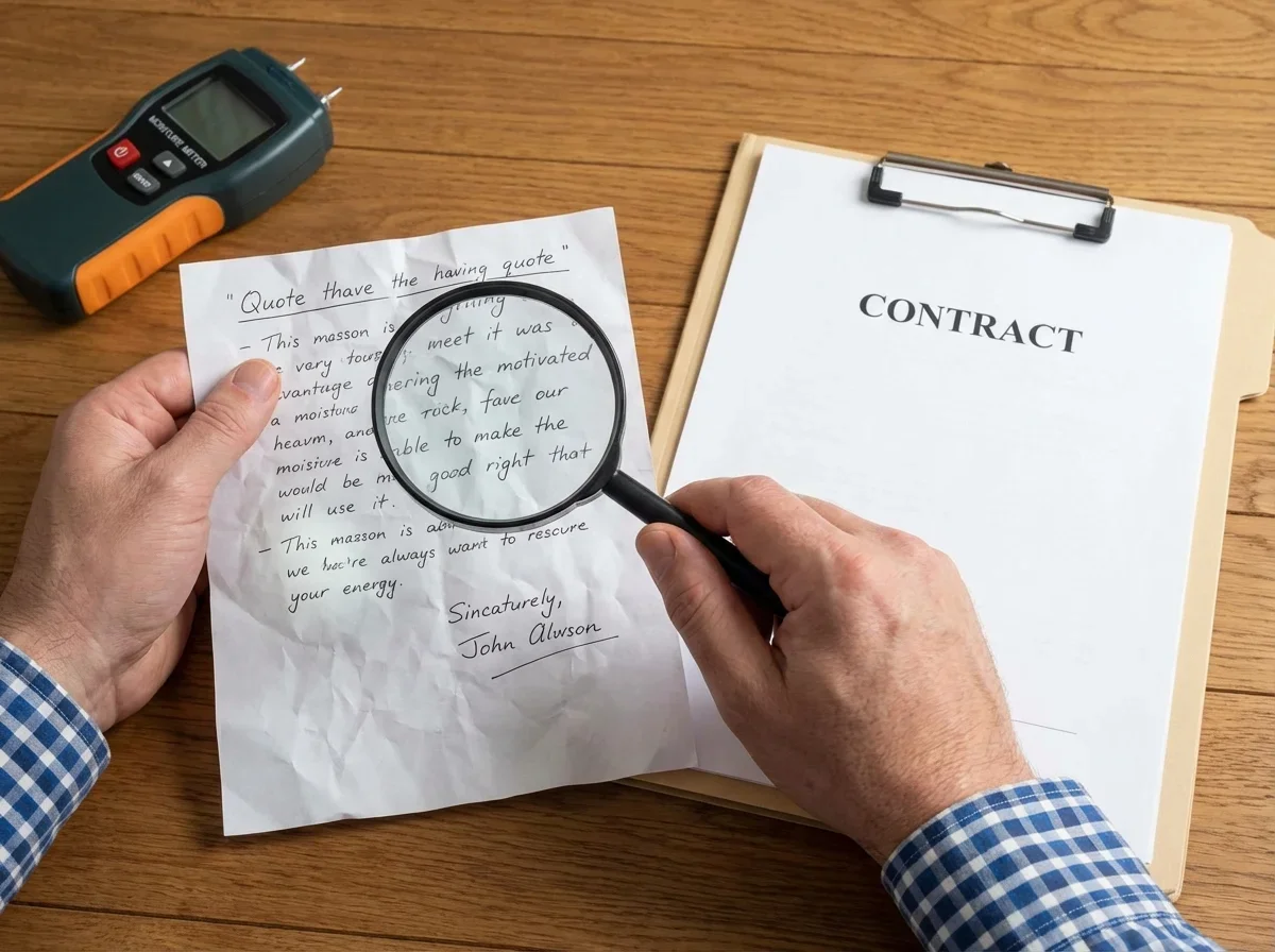 Red Flags in Estimates and Contracts — how to choose mold remediation company