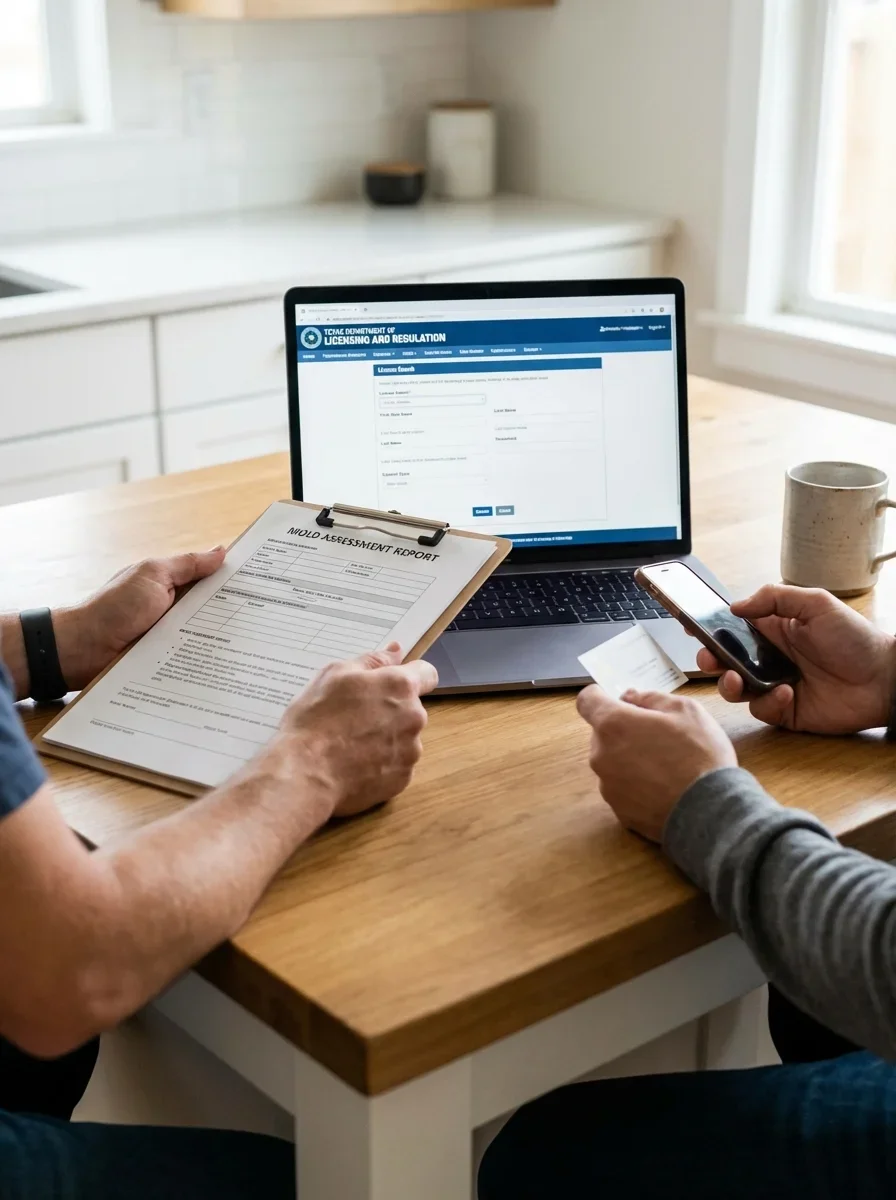 Verify TDLR Licensing Before You Talk Price — how to choose mold remediation company