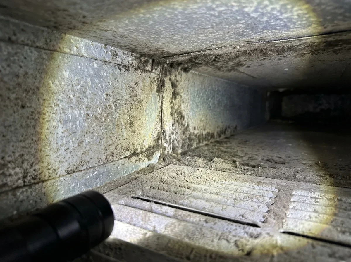 Increased Dust and Poor Airflow — mold in air ducts