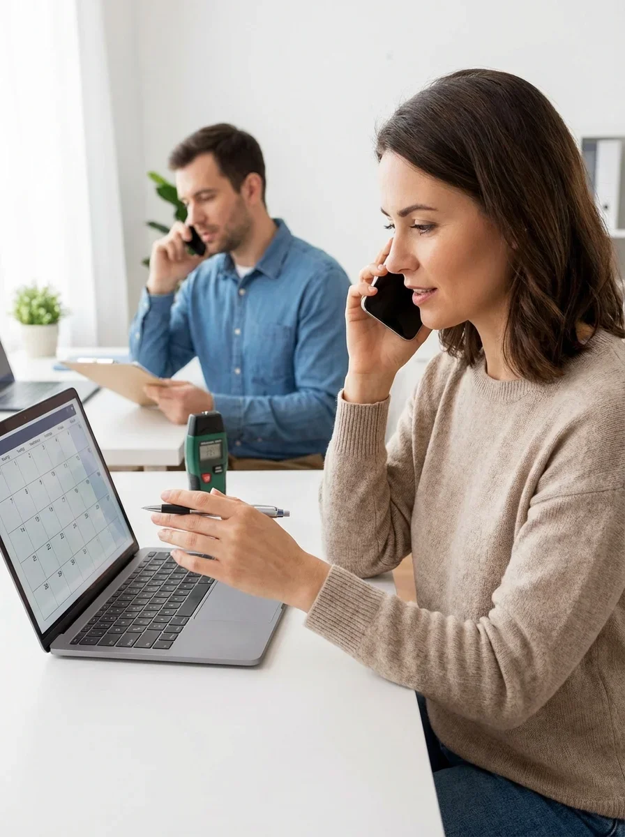 Initial Contact and Assessment Scheduling — mold remediation process