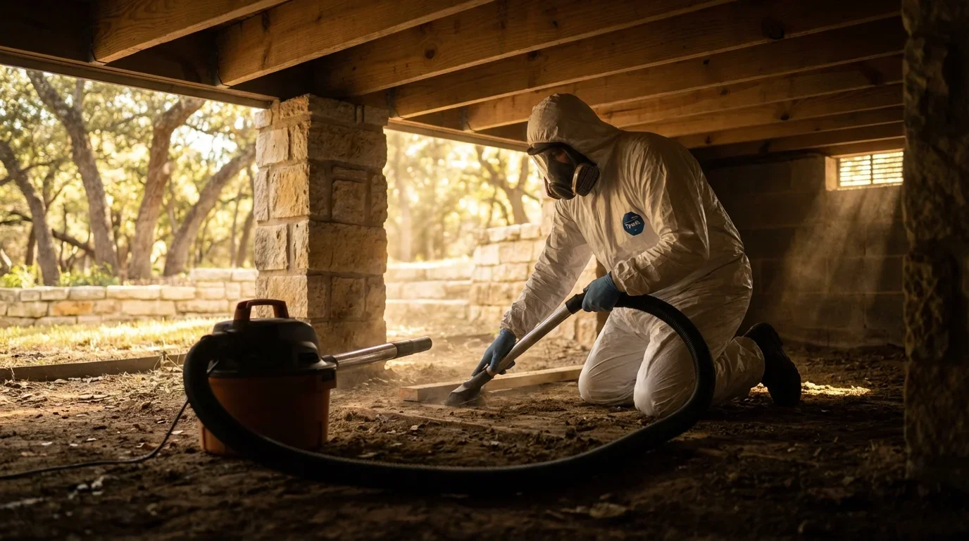 Breathe easier with our expert crawl space mold removal services